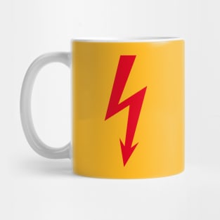 Flash / Blitz / Éclair / Rayo / Fulmine (Red) Mug